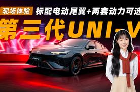 体验第三代UNI-V，标配电动尾翼+两套动力可选，是你的菜吗？