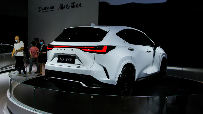 优雅个性与时俱进 成都车展实拍全新雷克萨斯NX