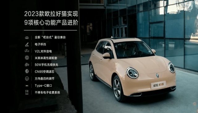 增量不加价：2023款欧拉好猫上市