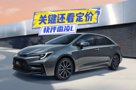 压力给到速腾？快评雷凌L：关键还看定价