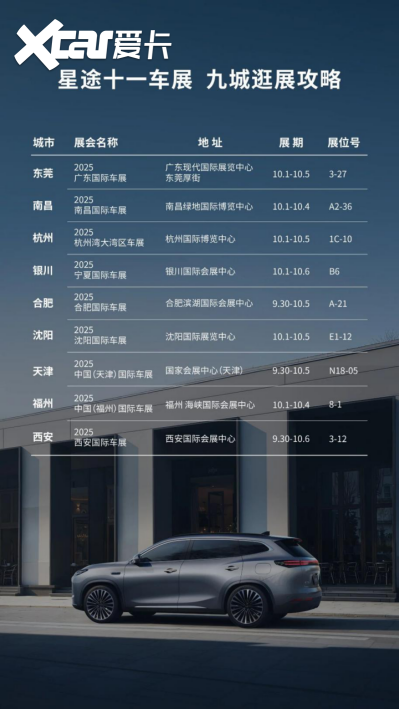 年轻家庭智慧安全SUV新选，星途ET5携地平线HSD国庆亮相九大车展