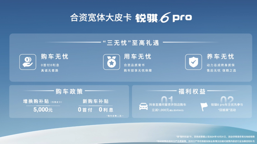 定位合资宽体大皮卡 郑州日产锐骐6 pro上市售9.19万元起