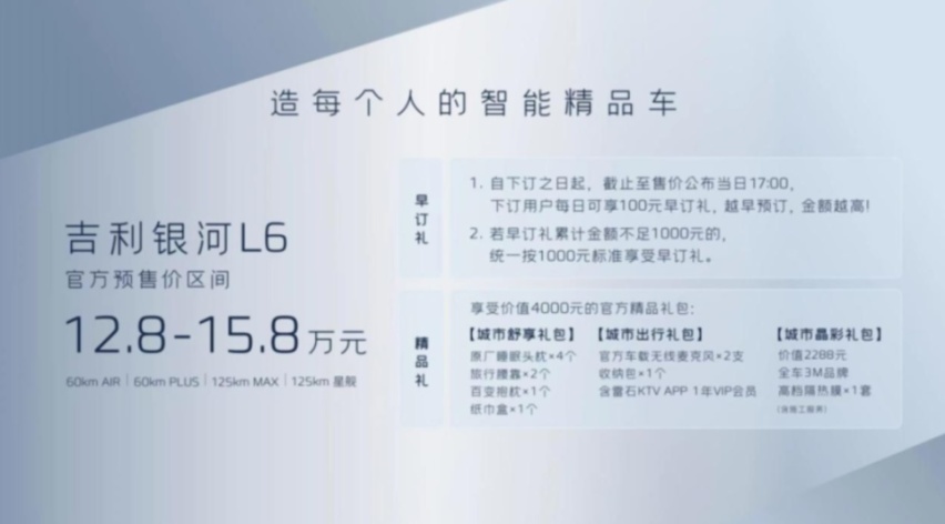 如此卷的吉利银河L6，彻底绝了用户买合资车的心