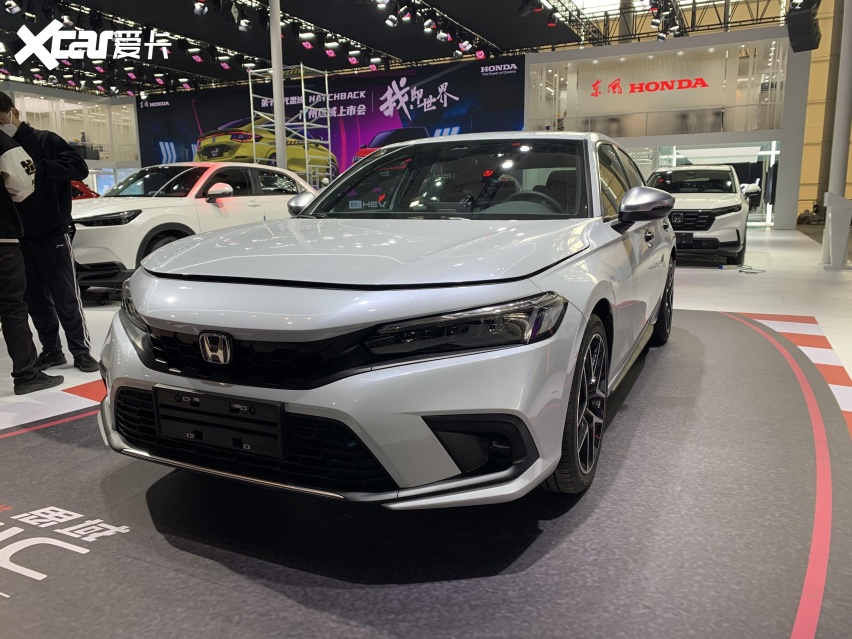 2022广州车展抢先看|整车造型更加稳重,探馆实拍思域两厢版