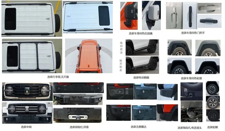 【E汽车】坦克300柴油版申报图曝光