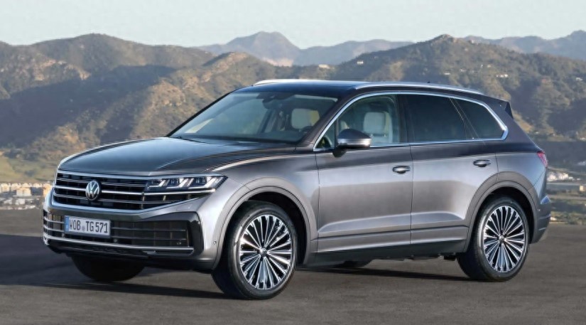 新款大众途锐将于2024年引入，两种前脸，3.0T+8AT，海外约62