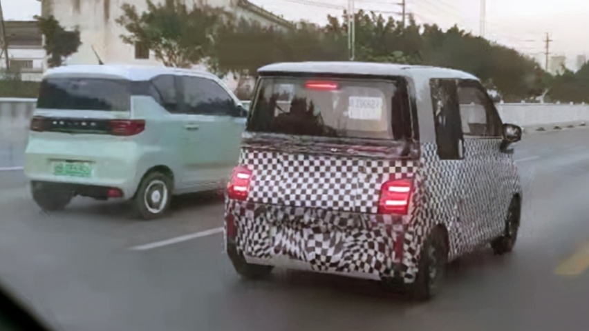 五菱全新微型电动车路试曝光 代号E230/二季度首发