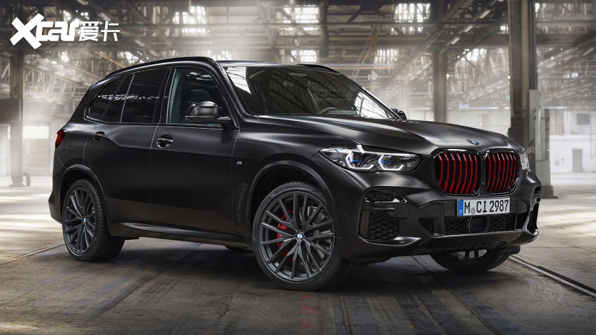 2022款宝马x5 black vermilion黑化特别版官图曝光
