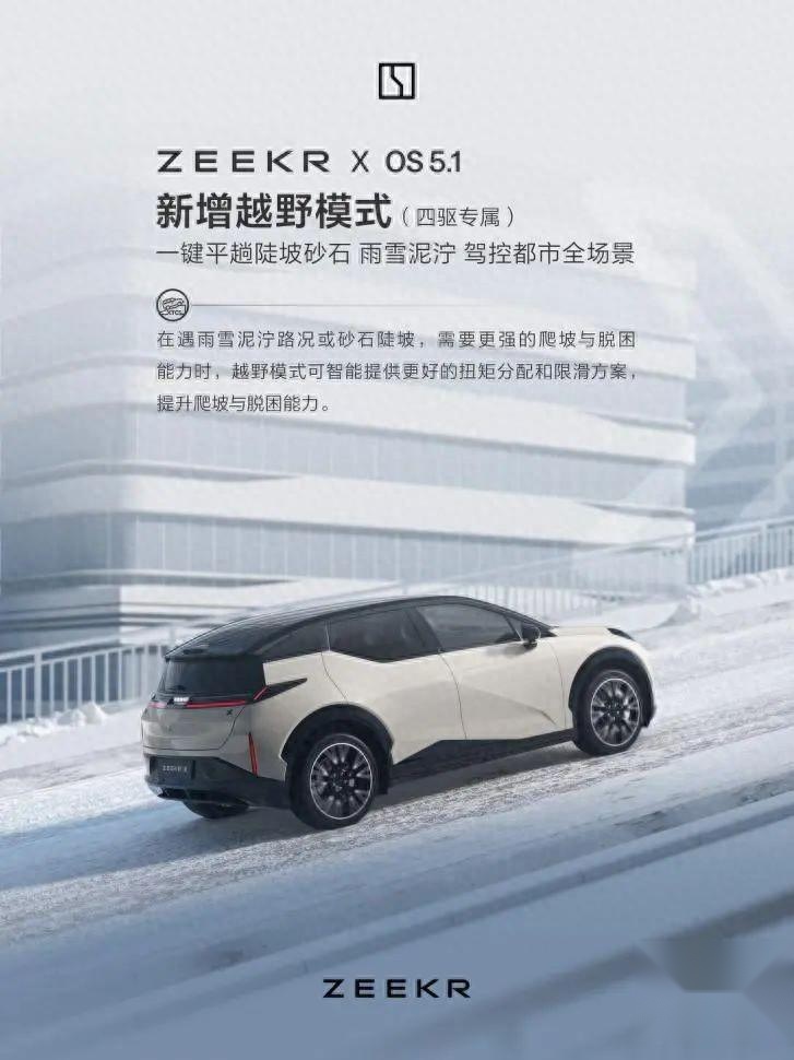 ​ZEEKR X OS 5.1正式开启推送