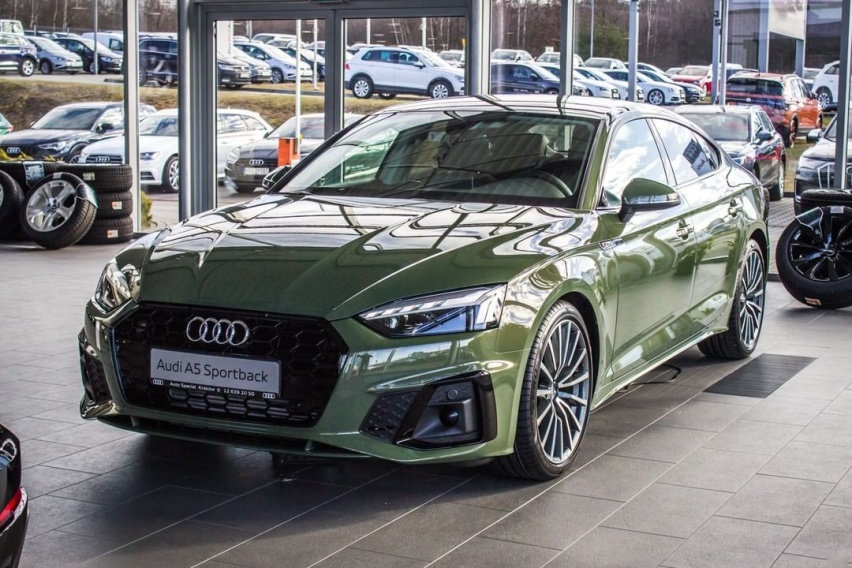 简洁运动的设计 奥迪A5 Sportback实车