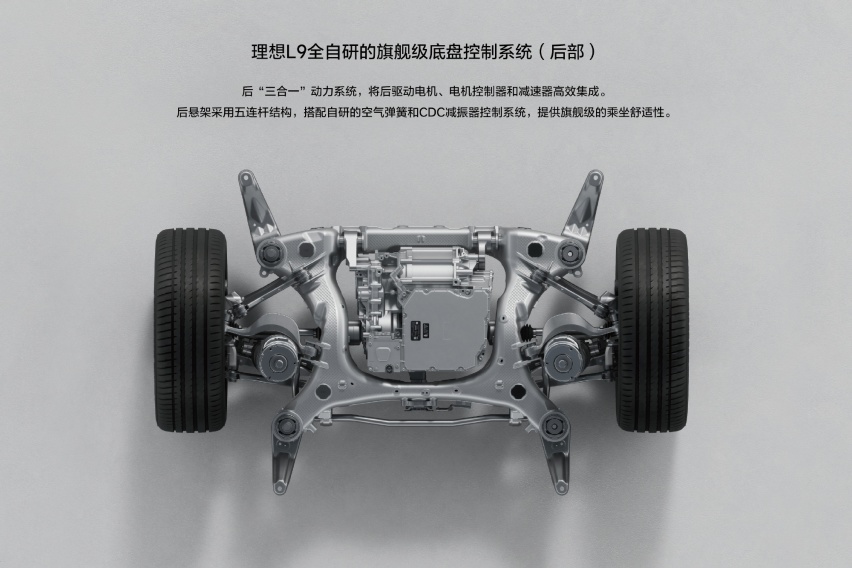 理想L9机械规格：纯电续航超200km，综合续航破千，双叉臂前悬挂
