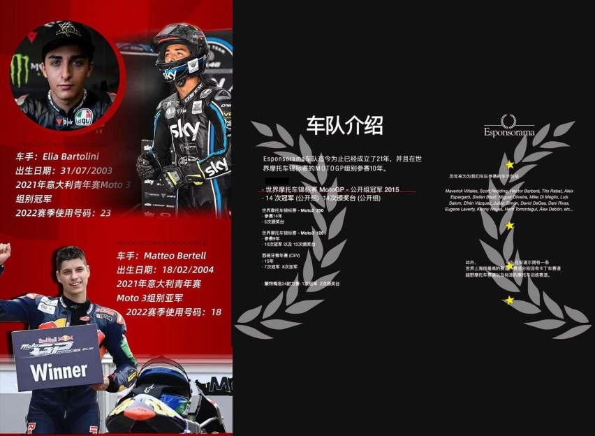 钱江摩托进军Moto3，搭档VR46学院车手