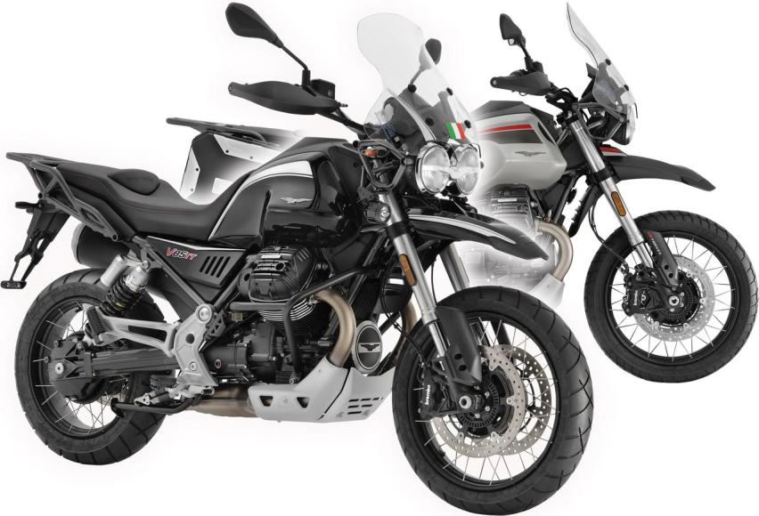 2022款摩托古兹V85TT，推2个新版本，V型双缸76马力