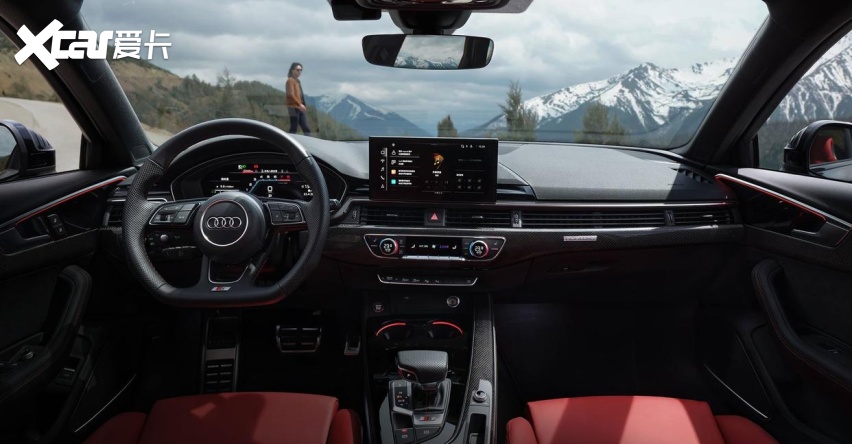 中控液晶大屏符合当下流行趋势,audi connect互联科技,mmi信息娱乐