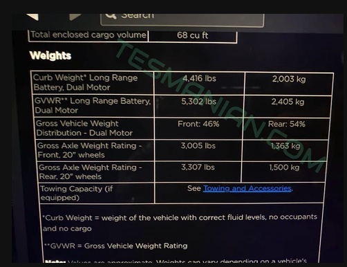 特斯拉 Model Y 尺寸曝光 第三排座椅究竟该不该选配？
