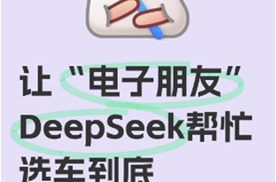 DeepSeek还能帮忙选车？！