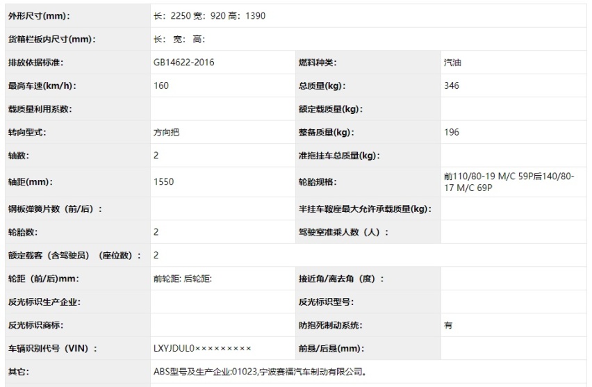 又一国产600cc摩托车亮相 斯威SW600GY硬派ADV