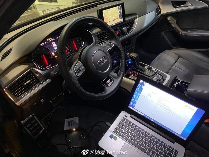 奥迪A6L 40TFSI 刷ECU德国Techtec改装电脑