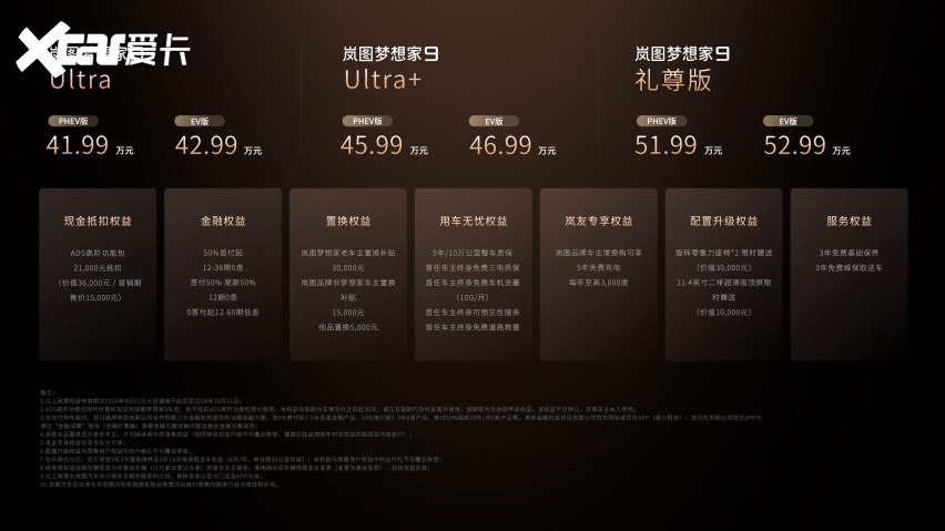 41.99万元起，岚图梦想家9上市 全域L3级架构+华为乾崑ADS 5