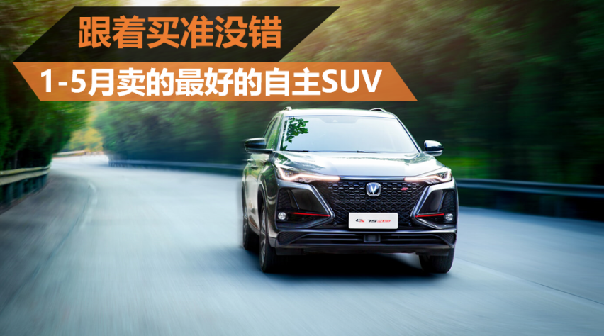 跟着买准没错！1-5月卖的最好的自主SUV