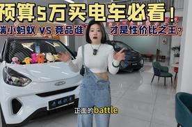 5万级纯电车首选：奇瑞小蚂蚁喜爱版 后置后驱终身质保配置过分