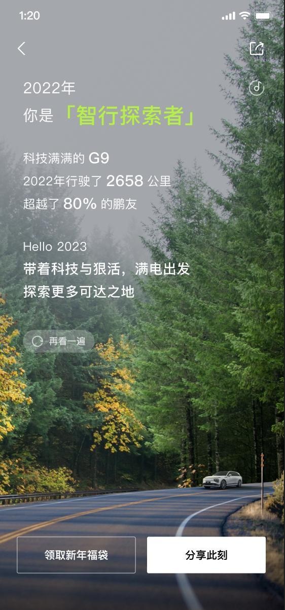 小鹏年度用车报告上线｜在“鹏友圈”中探索更多对生活的热爱