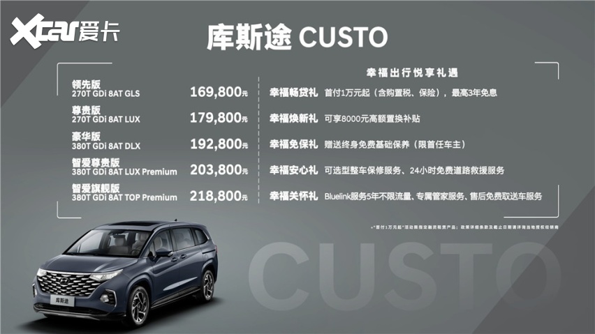 七座mpv再添实力战将 北京现代库斯途上市16.98万起售-爱卡汽车爱咖号