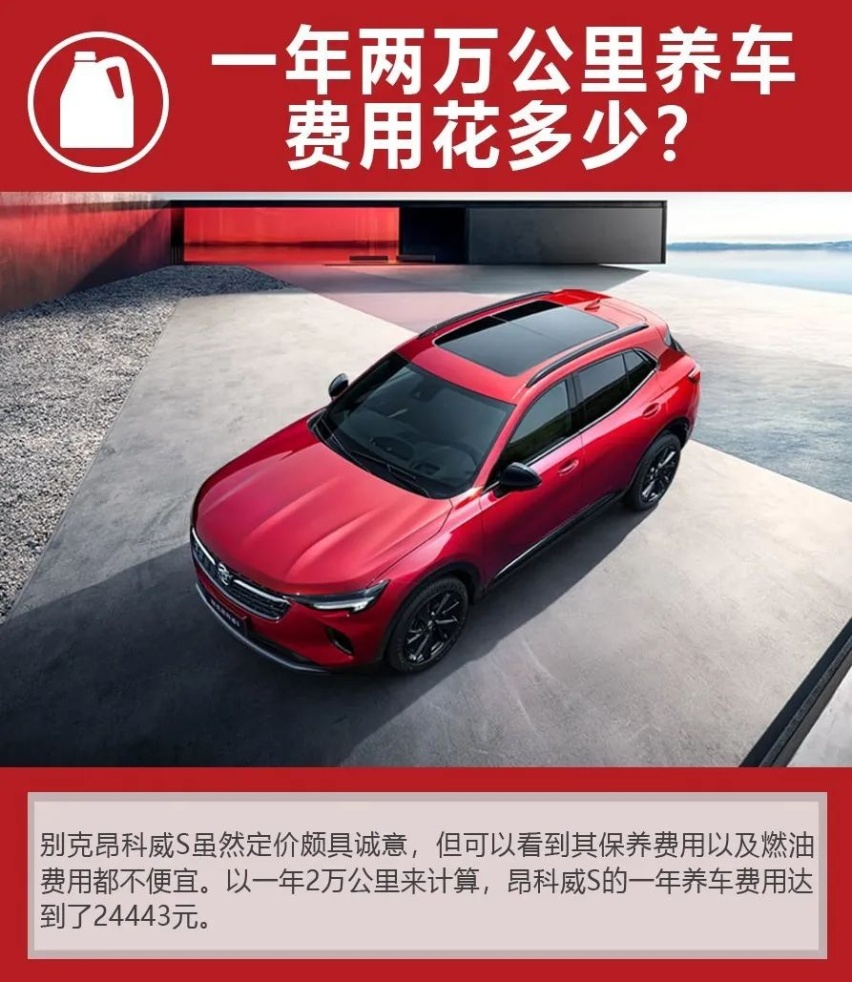 小保养超1000元，别克昂科威S购车、养车费用如何?