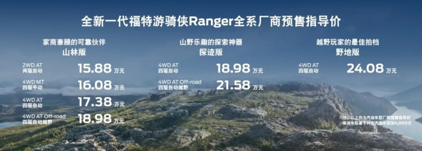 皮卡市场也在「卷」？福特游骑侠 Ranger 来露个脸