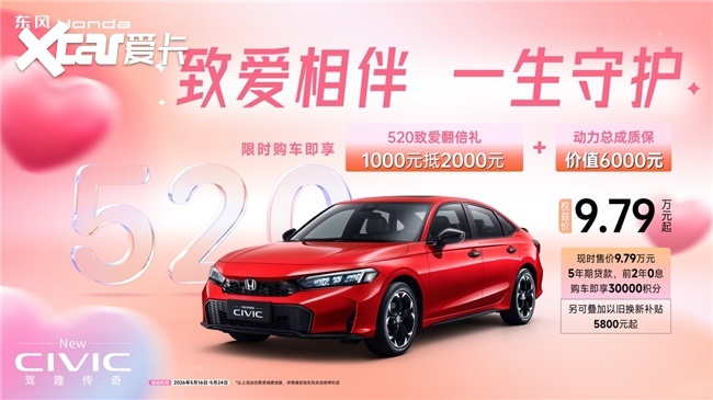 520只说一天,思域却陪伴了中国用户20年