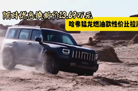 限时优惠换新价13.69万元 哈弗猛龙燃油款性价比拉满