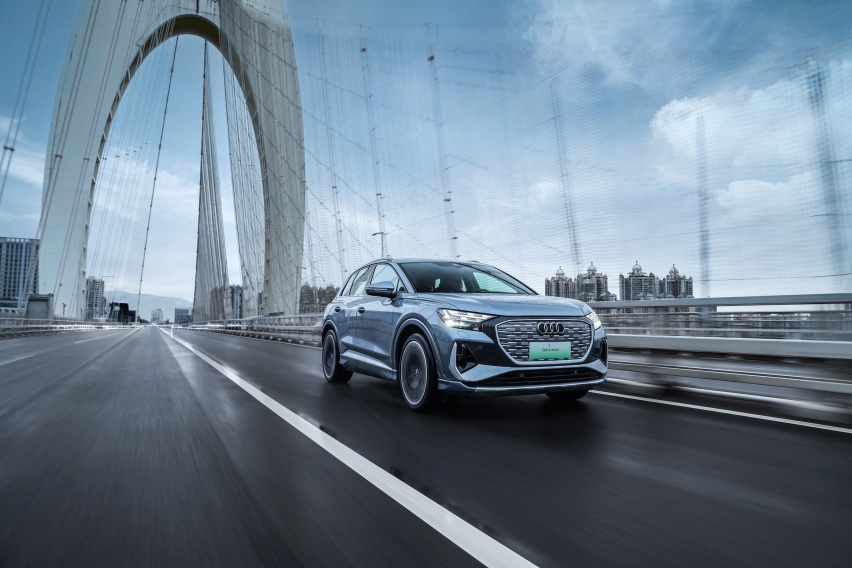 豪华电动时代 依点小编广州体验奥迪Q4 e-tron 500公里生活圈