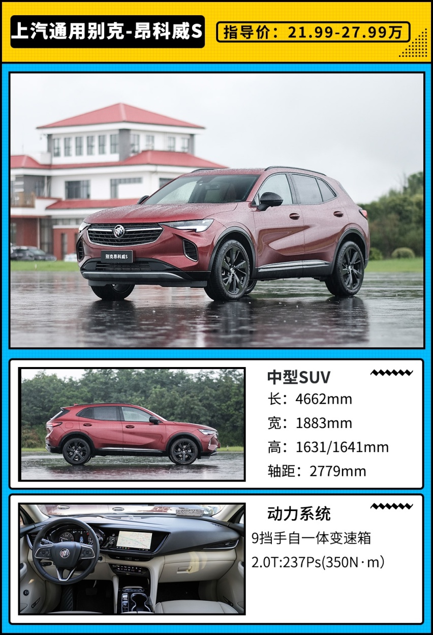 别克昂科威新增1.5T车型 204马力 售价或不到20万