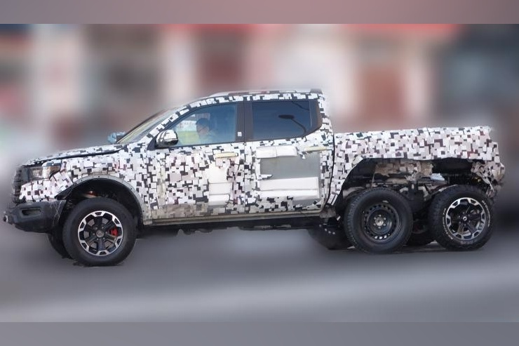 长城山海炮6x6版本谍照曝光，亮相后的正式名称会是什么？