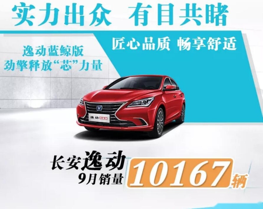 长安汽车9月产销量公布，迎来10万+，长安CS75突破2万台
