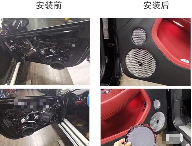 新款宾利欧陆GT升级原厂naim音响 氛围灯是什么样效果