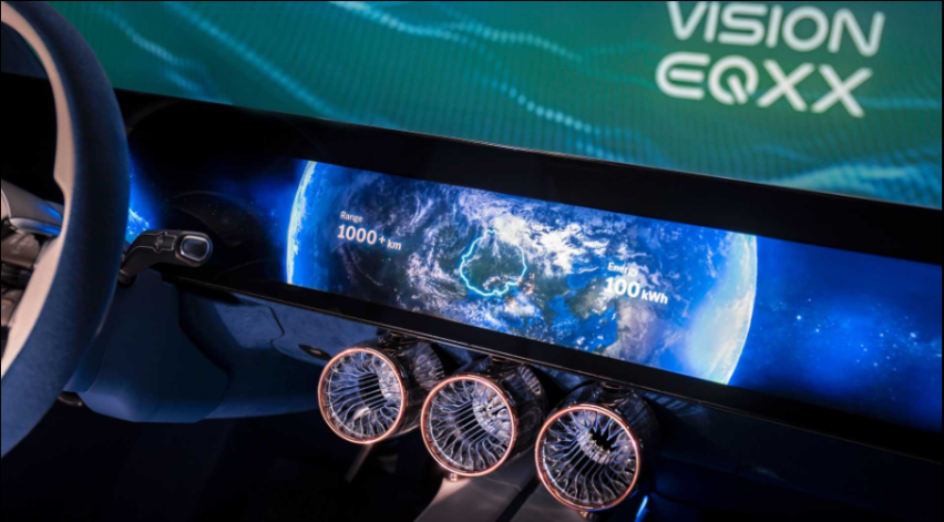 奔驰Vision EQXX概念车首次亮相 续航里程可达621英里