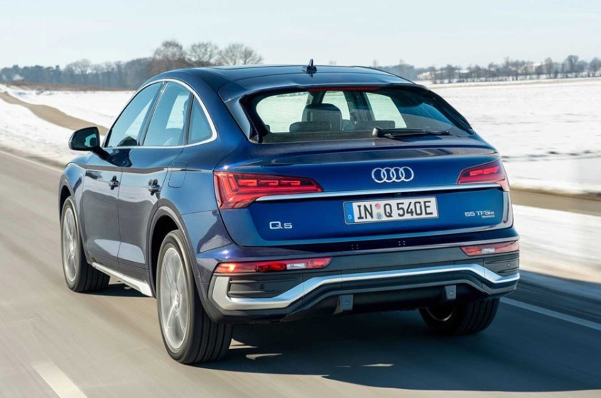 奥迪Q5 Sportback插混版车型官图 纯电续航为59k