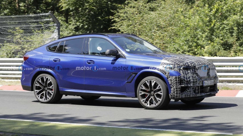 全新宝马X6 M曝光，配4.4T V8发动机，外观极具压迫感