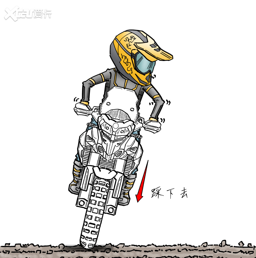 烂泥地里骑车的技术分享