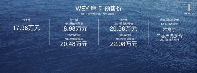 17.98万元起的WEY摩卡，算是超大杯吗？