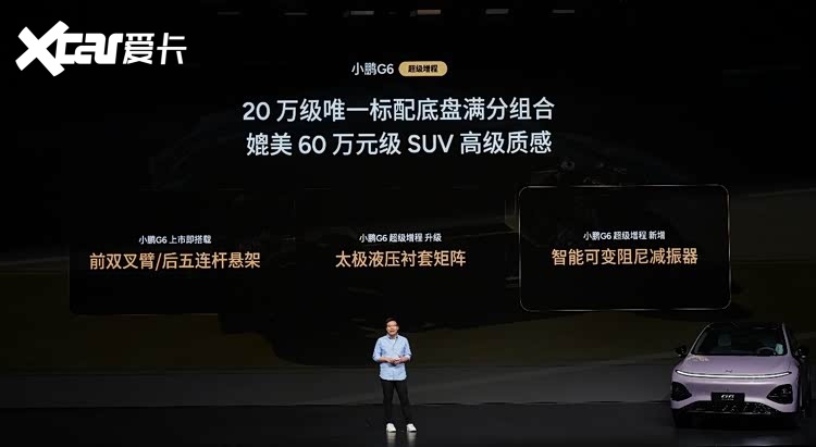 1704km全球综合续航最长,小鹏G6超级增程上市18.68万元起售