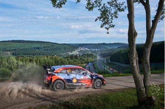 现代汽车WRC车队实力尽显 包揽2021 WRC比利时站冠亚军