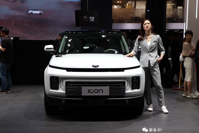 广州车展：实拍吉利icon，我叫吉利，但我不像吉利