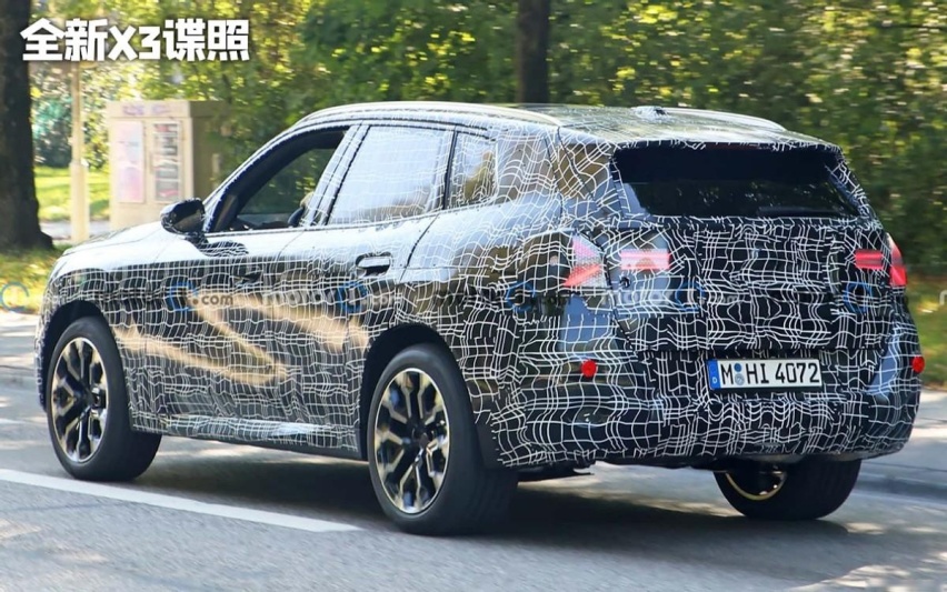 新一代宝马X3渲染图曝光，更新5系设计元素，或明年8月量产