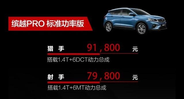 又多了一个不买劲客的理由！缤越PRO上市，新增1.4T