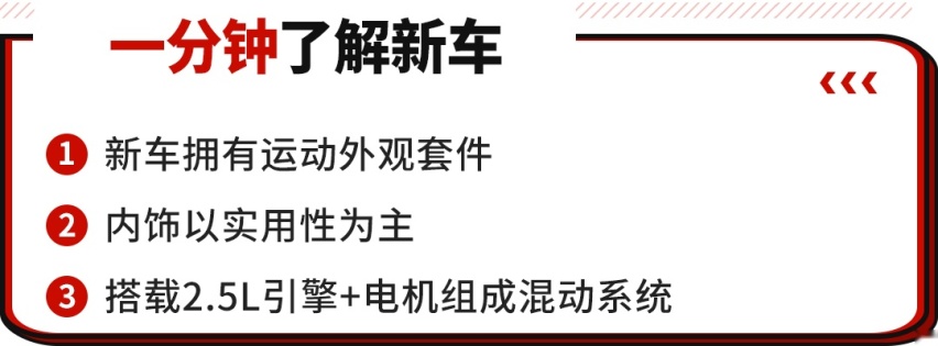 带美规运动包围！搭2.5L省油动力 丰田格瑞维亚正式发布