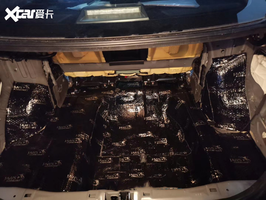 潍坊天宝日产轩逸汽车隔音改装大白鲨 享受安静