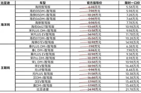 比亚迪把桌子掀烂了！22款智驾车推一口价