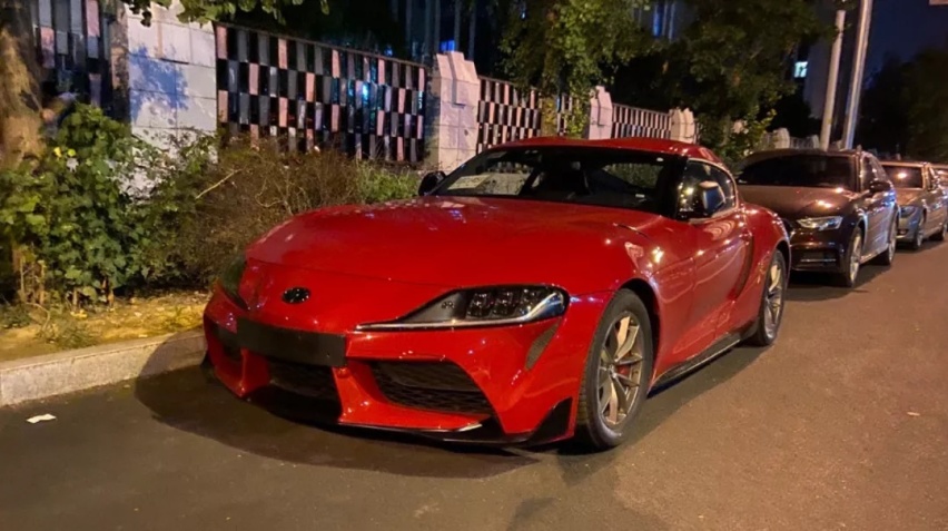偶遇丰田Supra，不出意外的话应该是北京第一辆